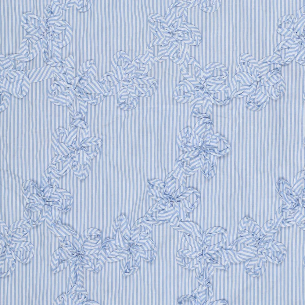 22733 Cotton Stripe Embroidery