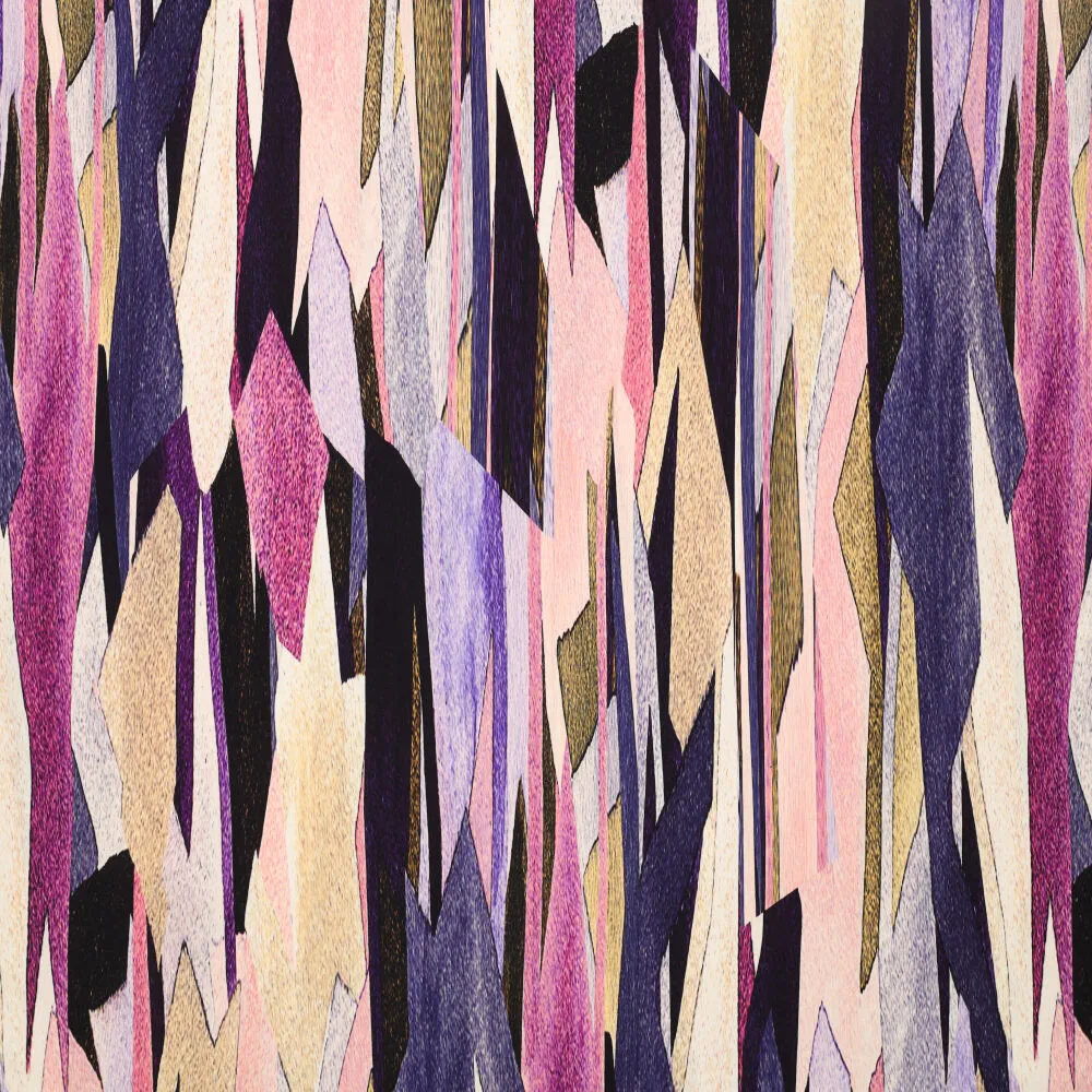 20144 Abstract Expression Poplin Stretch