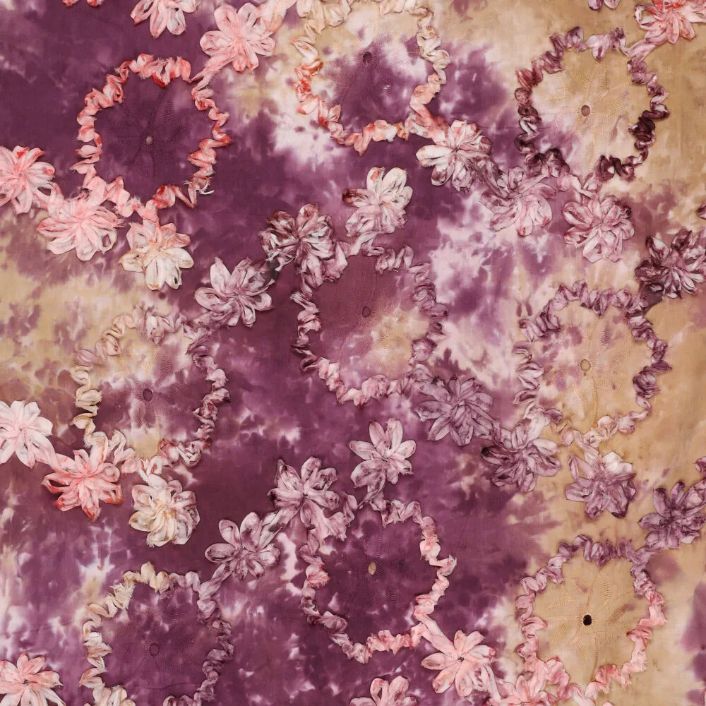 22703 Tie Dye Eva Tape Embroidery