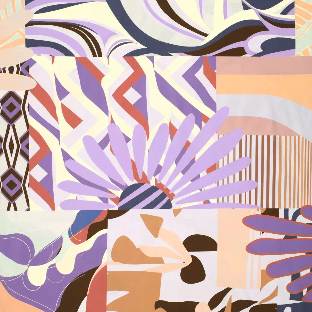 22574 Digi Big Patch Poplin Stretch  22574 Digi Big Patch Poplin Stretch