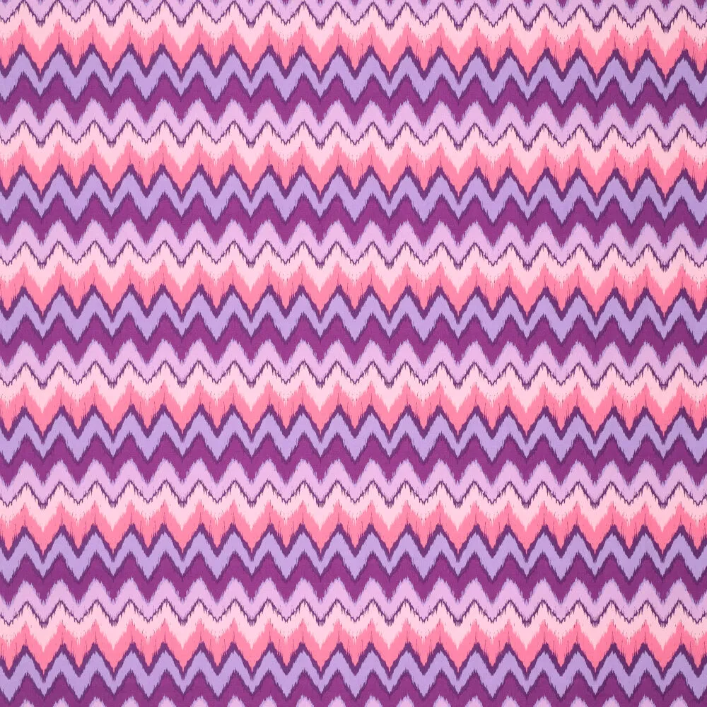 19594 ZigZag Poplin Stretch Washed Silicon