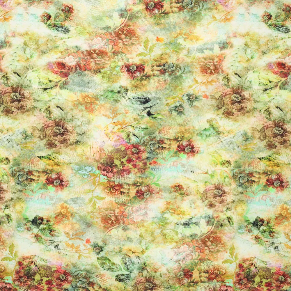 20126 Renaissance Flowers Viscose Spandex
