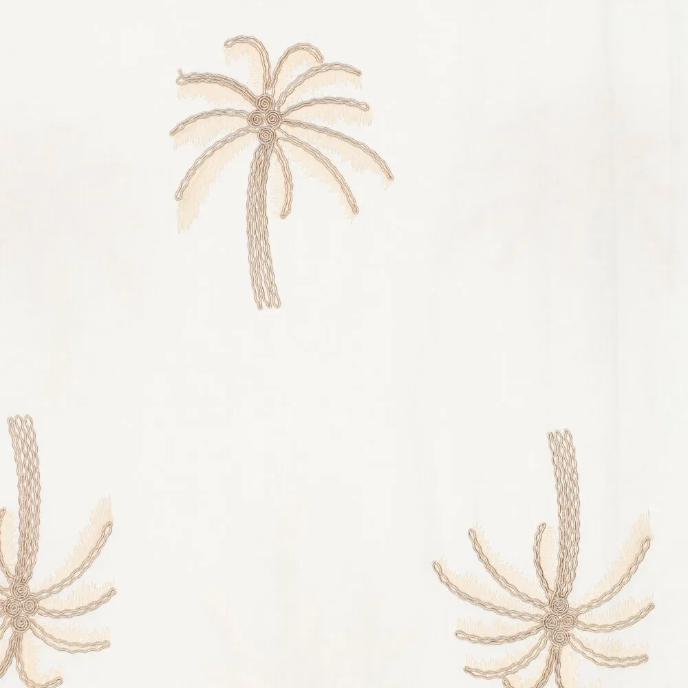 22687 Dubai Palm Cotton Voile Embroidery