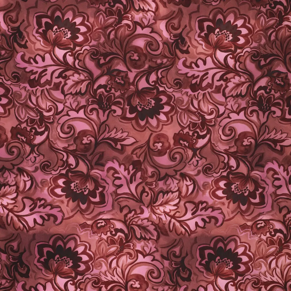 23007 Vi Poplin Stretch Ornamental Flowers 
