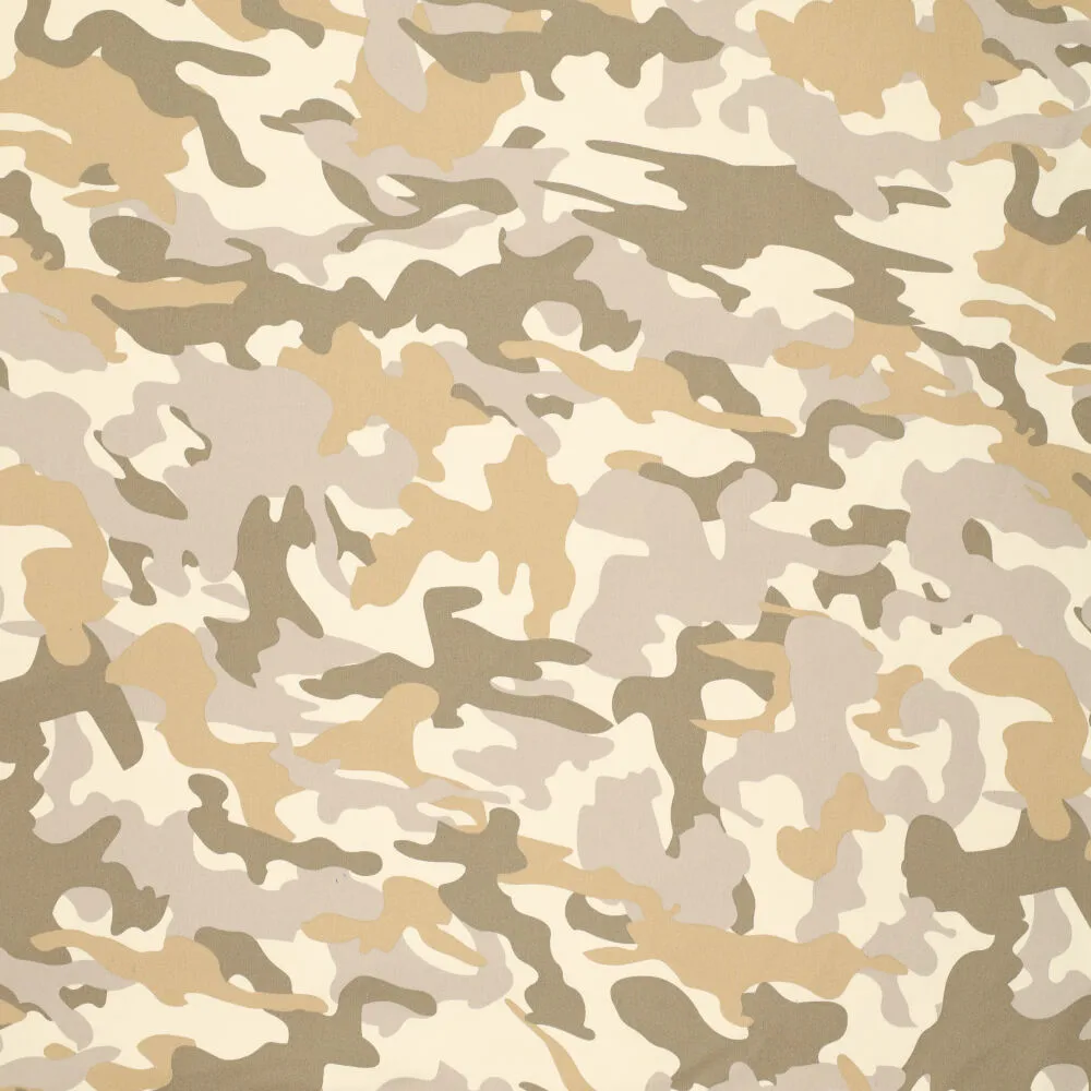 0864 Knitted Camouflage Denim 