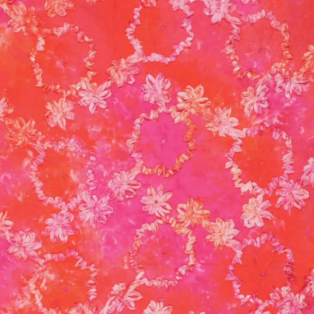 22703 Tie Dye Eva Tape Embroidery