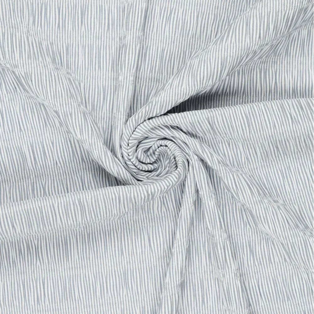 22668 Crinkle Celine Smog Stripe 