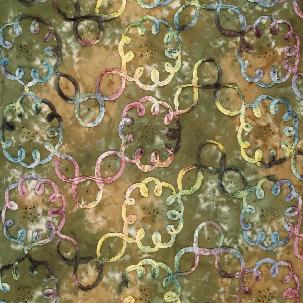 22691 Tie Dye Elise Tape Embroidery