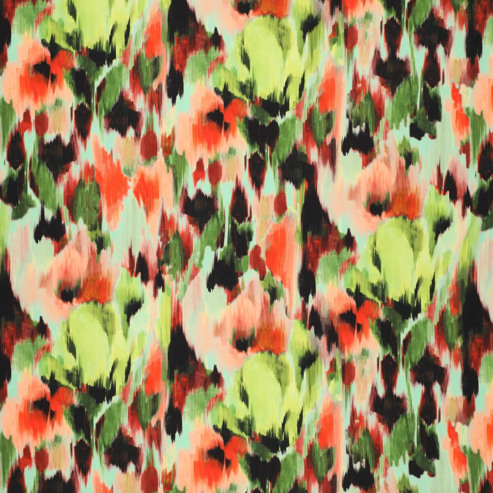 22296 Heavy Satin Stretch Floraline  