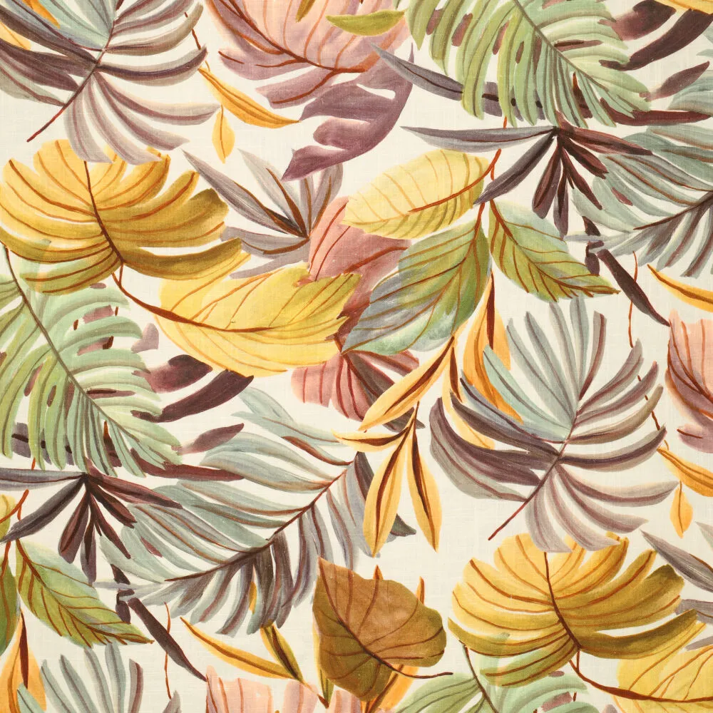20890 Digi Painted Leaves Lin