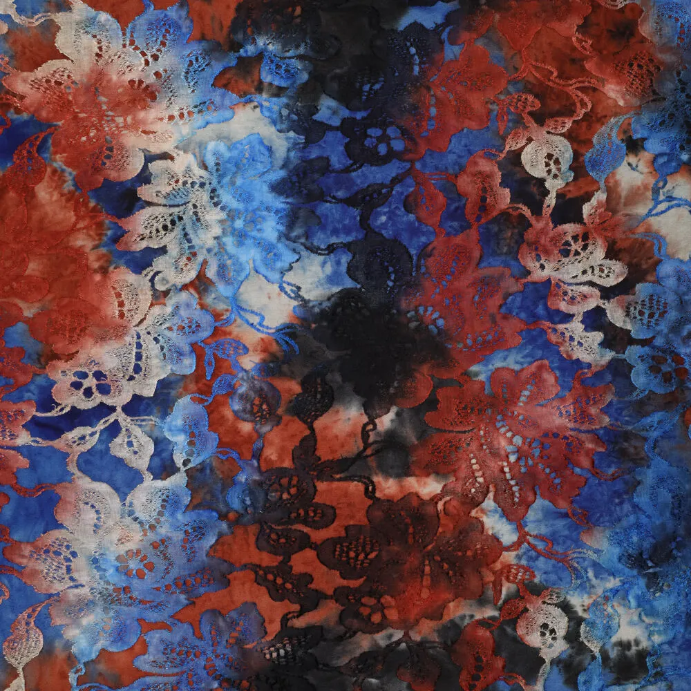 22170 Tie Dye Burn-Out Autumn Breeze 22170 Tie Dye Burn-Out Autumn Breeze