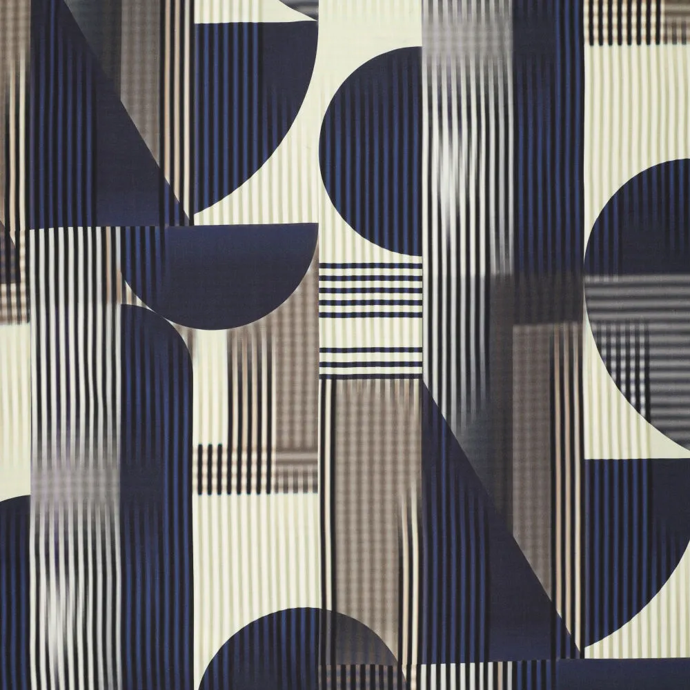 23525 Stripes and Figures Viscose Satin