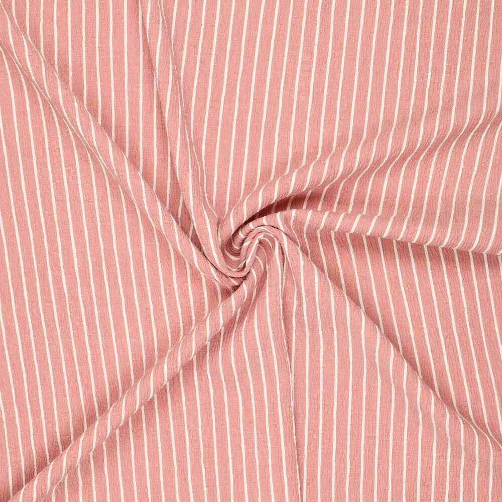 22664 Crinkle Celine Stripe