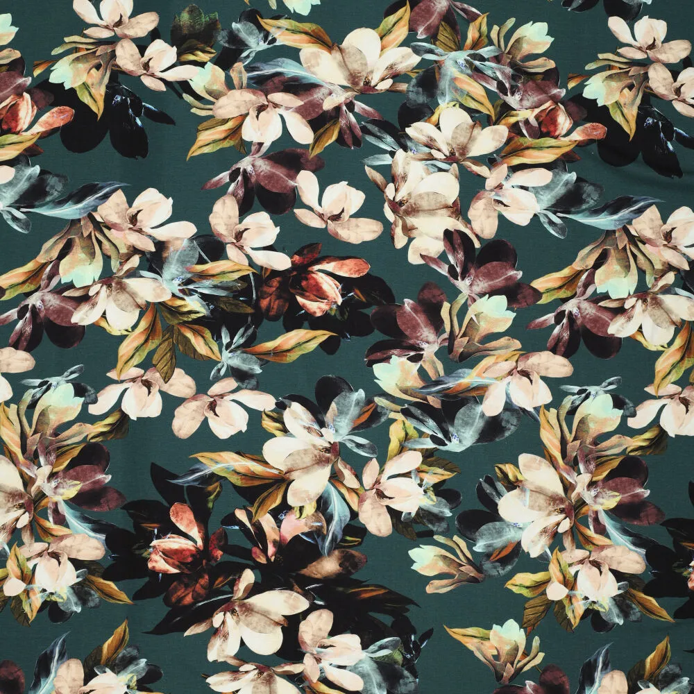 222026 Smooth Flowers Viscose Spandex 222026 Smooth Flowers Viscose Spandex