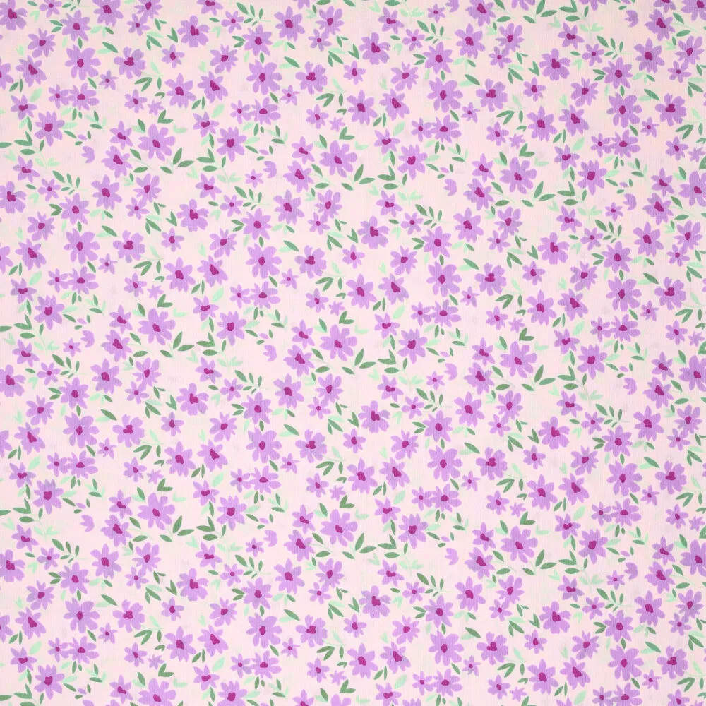 19791 Flower Petals Bubble Chiffon