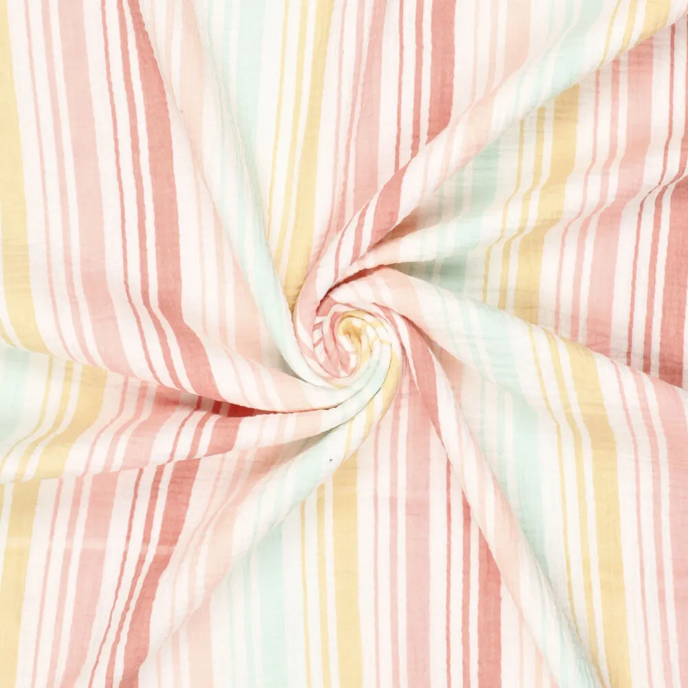 21516 Mousseline Beach Stripe
