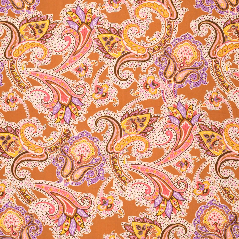 19770 Pixel Paisley Viscose Poplin