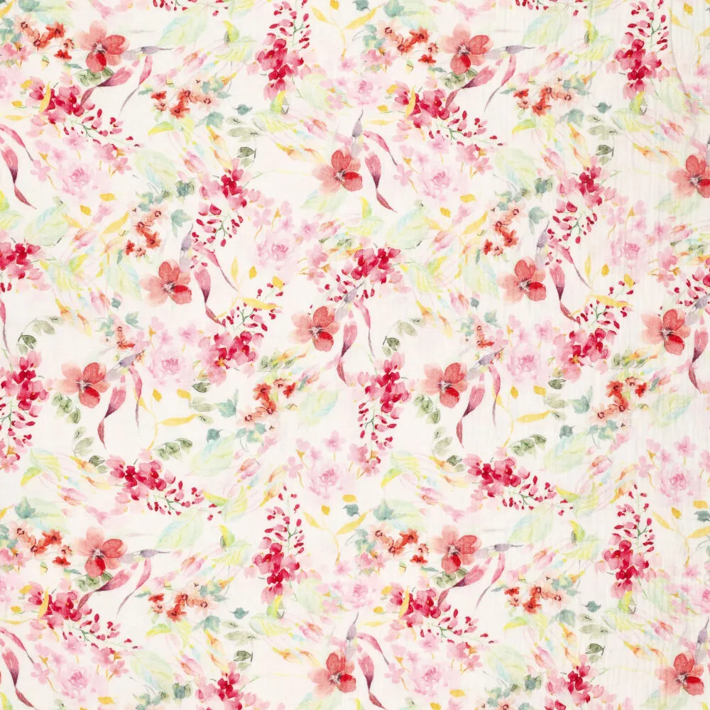20900 Florals & Leaves Baby Cotton