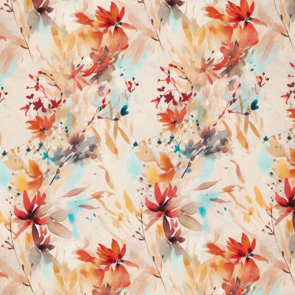 20823 Faded Flowers Ramie Linen 20823 Faded Flowers Ramie Linen