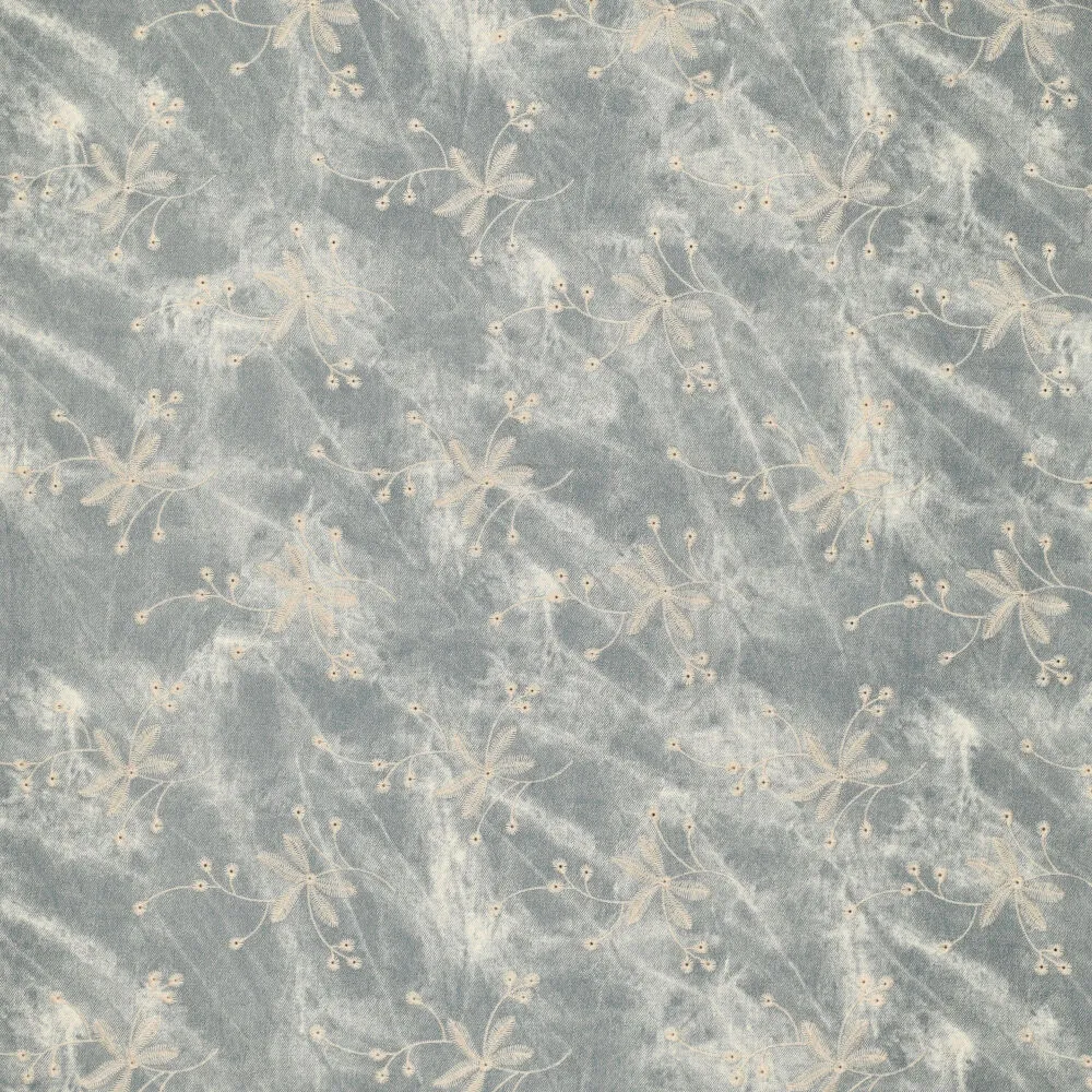 23064 Antigua Waxed Denim Embroidery