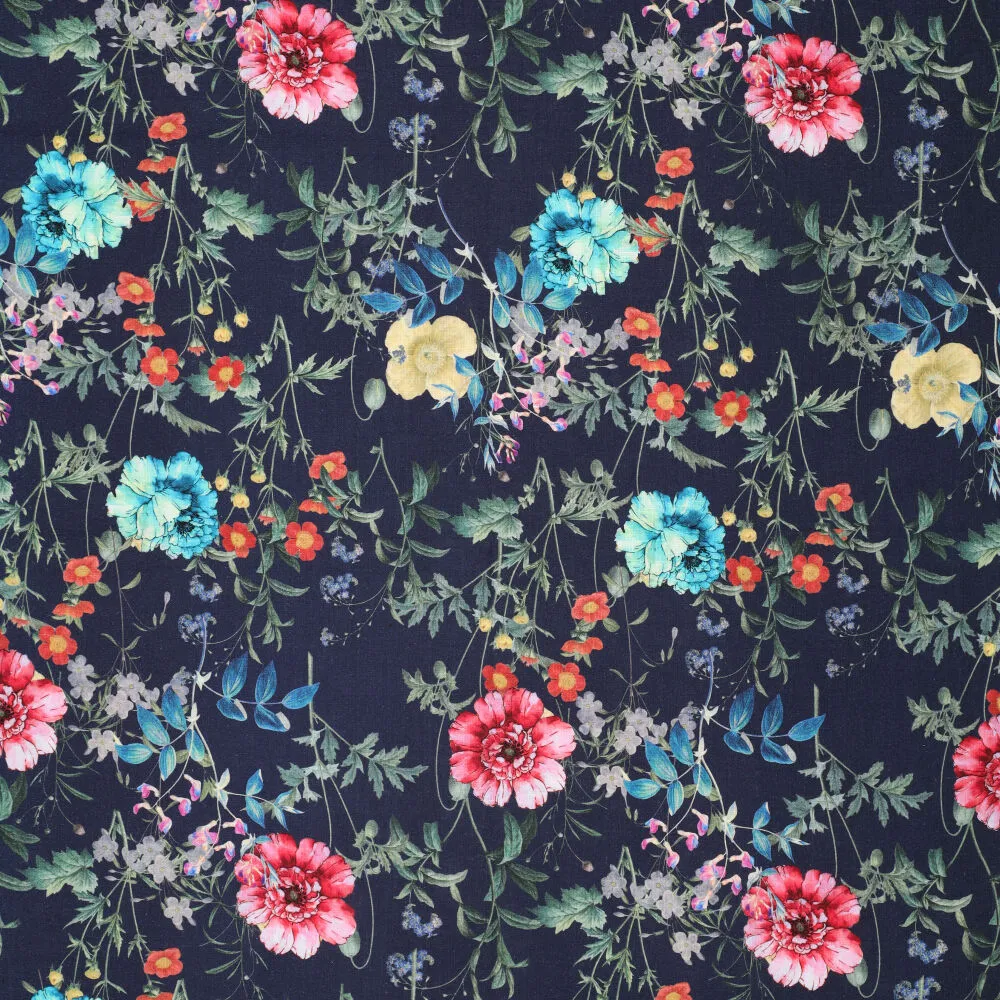 20822 Classic Roses Ramie Linen 20822 Classic Roses Ramie Linen