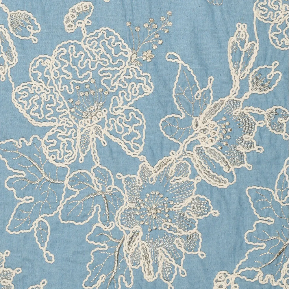 21926 Flora Embroidery Denim 21926 Flora Embroidery Denim