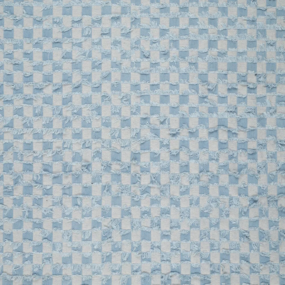 90050 10 OZ Denim Check Jacquard