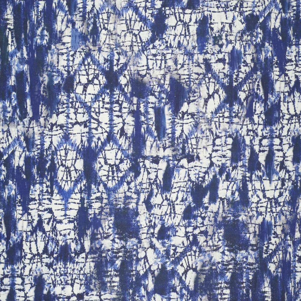19818 Digi Tie Dye Patchwork Lin