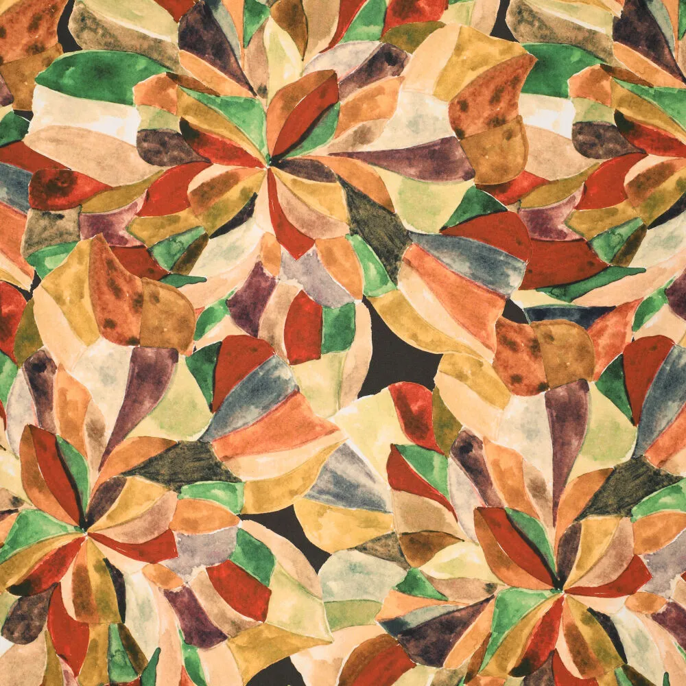 20142 Gouache Flowers Poplin Stretch
