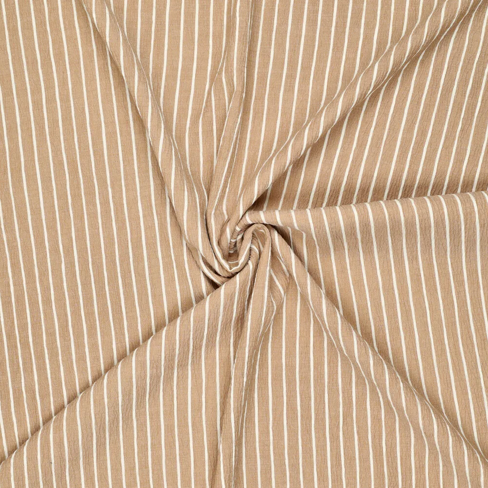 22664 Crinkle Celine Stripe