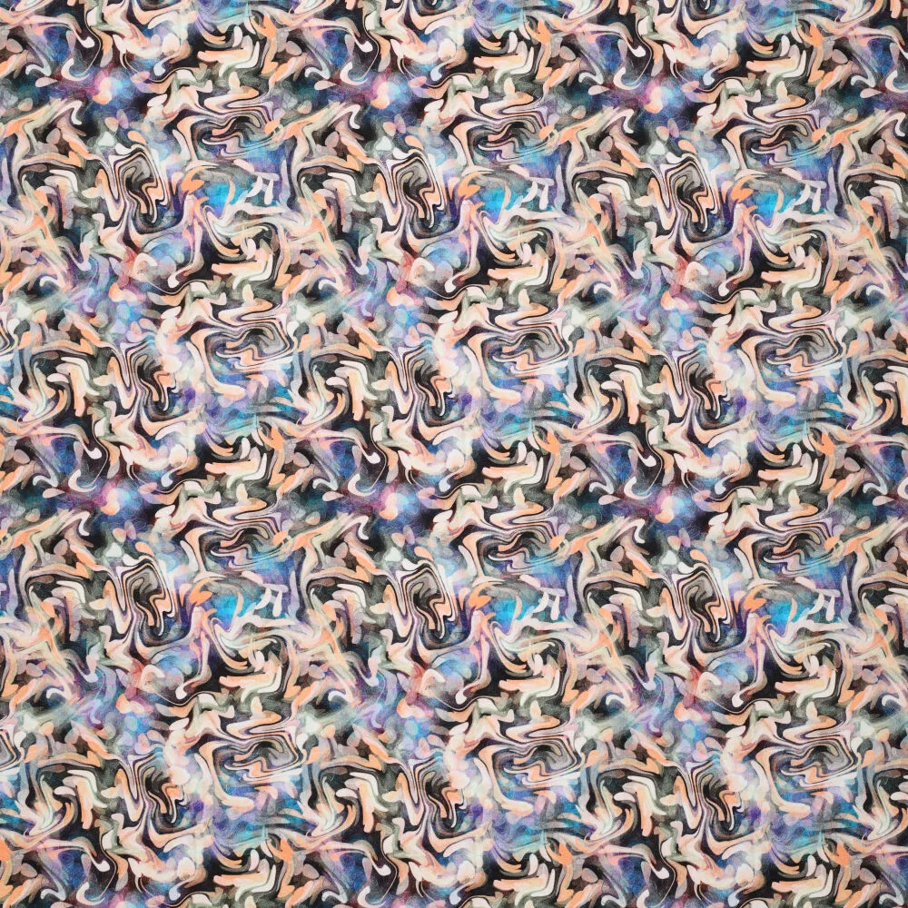 21305 Cotton Velvet Psychedelic Art Digi