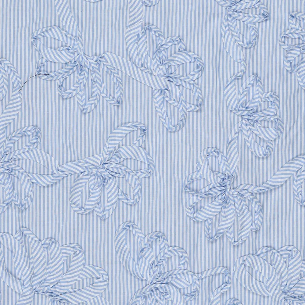 22733 Cotton Stripe Embroidery