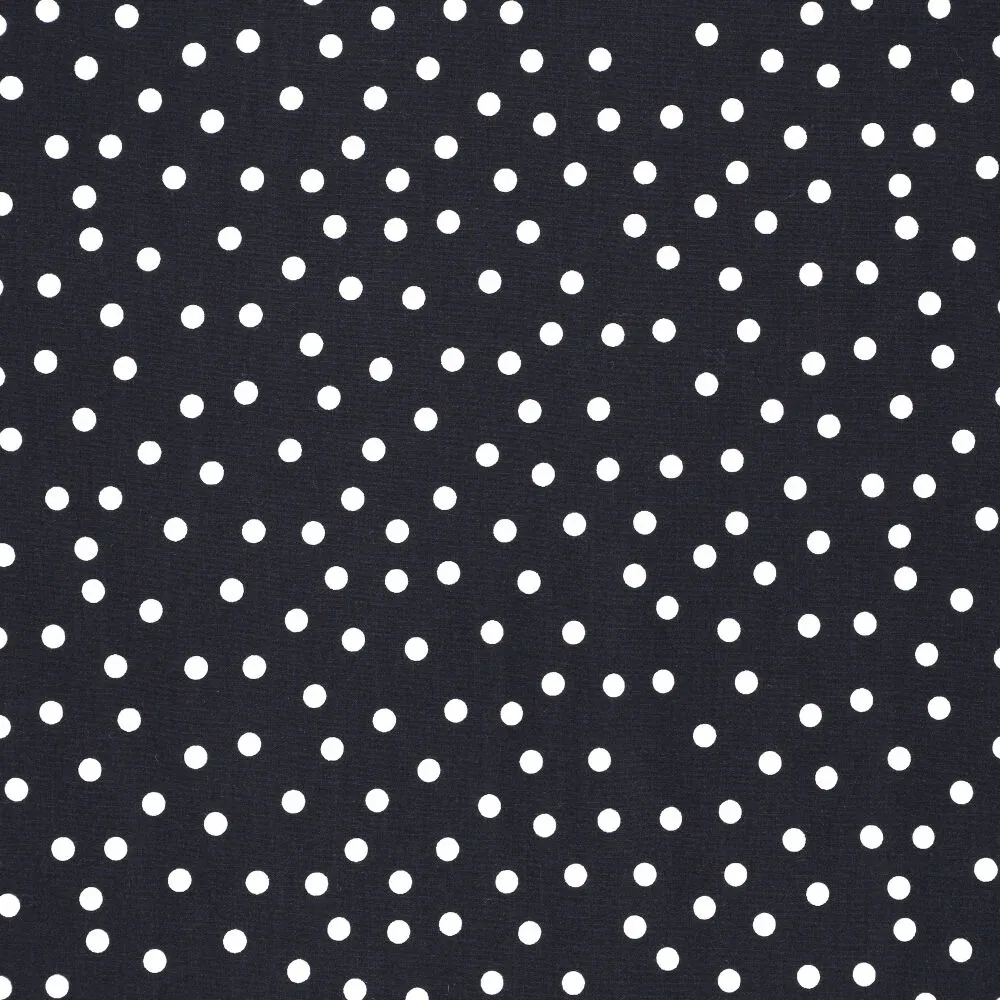 23506 Viscose Poplin Stretch Dots