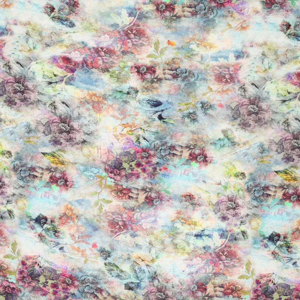 20126 Renaissance Flowers Viscose Spandex