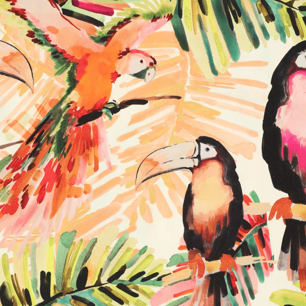 23537 Viscose Twill Rio Birds
