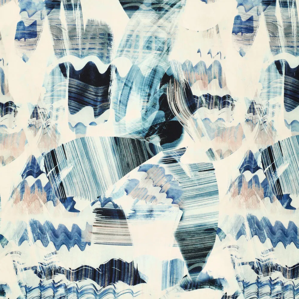 22035 VI Marble Paint Twill Stretch