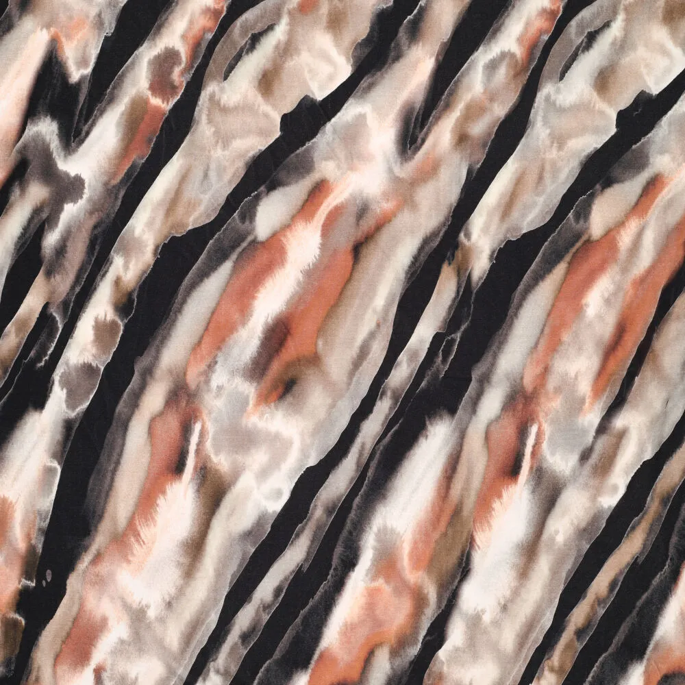 22025 Watercolor Strokes Viscose Spandex