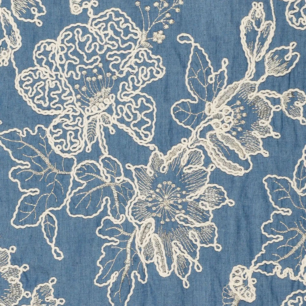 21926 Flora Embroidery Denim 21926 Flora Embroidery Denim