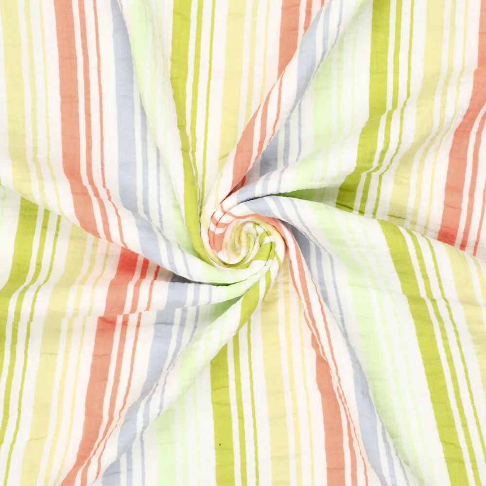 21516 Mousseline Beach Stripe