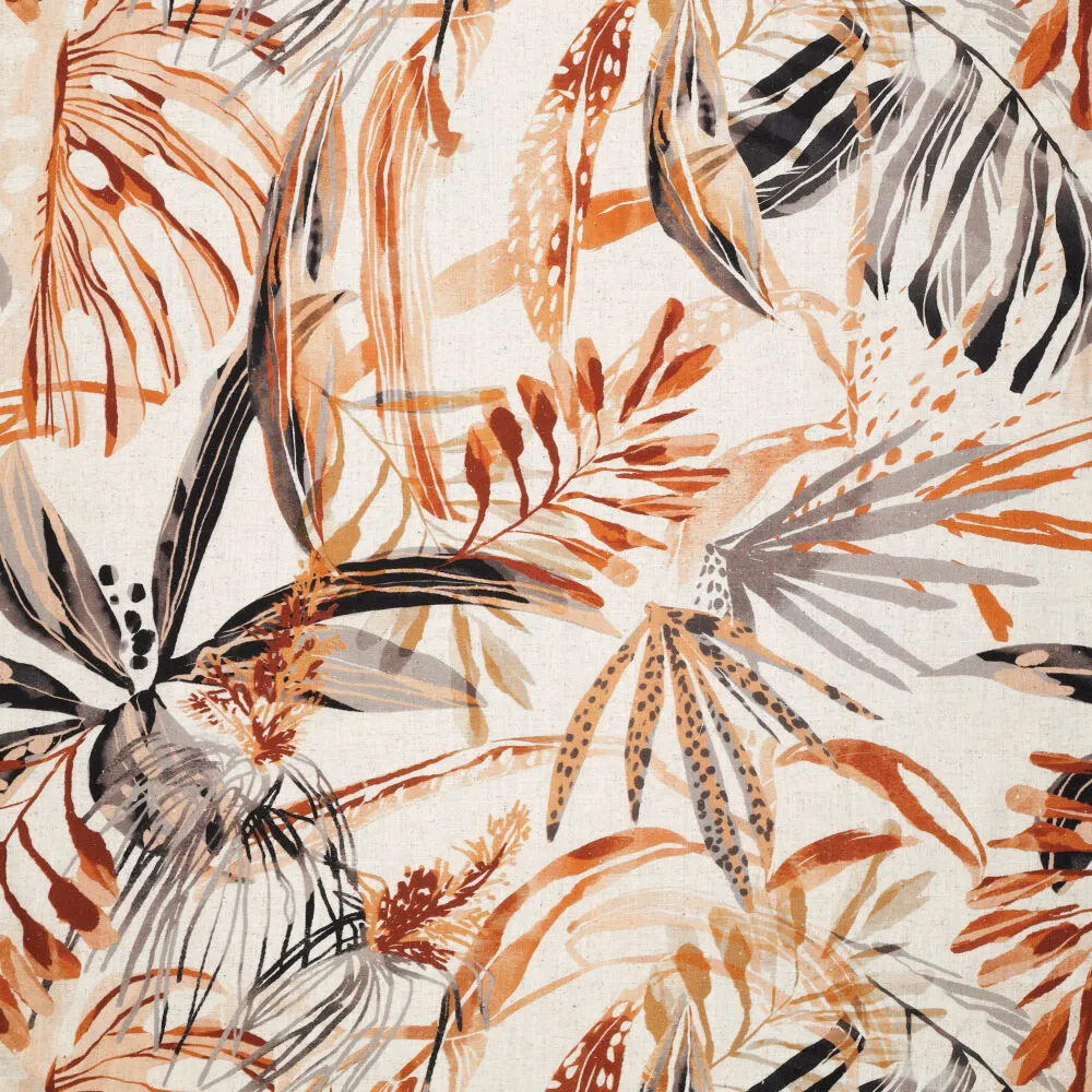 21560 Digi Mix Leaves Linen Slub 21560 Digi Mix Leaves Linen Slub