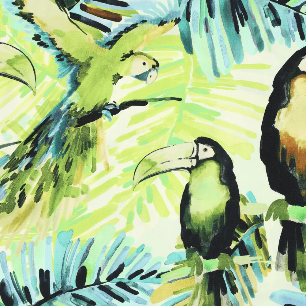 23537 Viscose Twill Rio Birds
