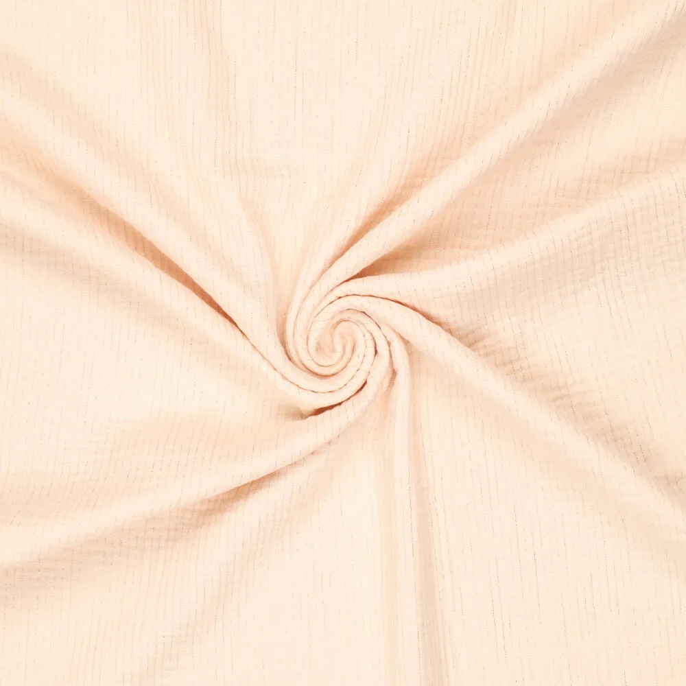 19560 Cotton Mousseline Foil Stripes