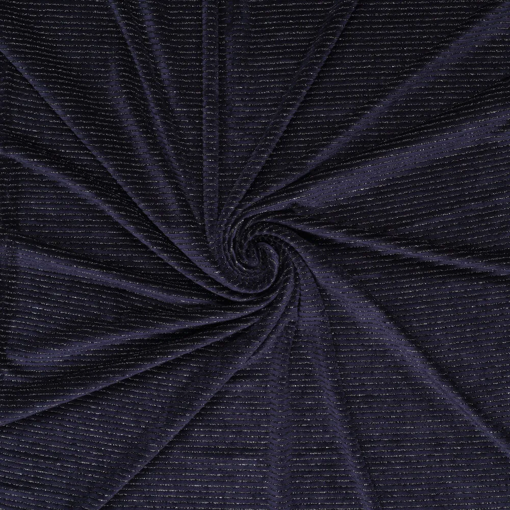 0982 Velvet Lurex Stripe