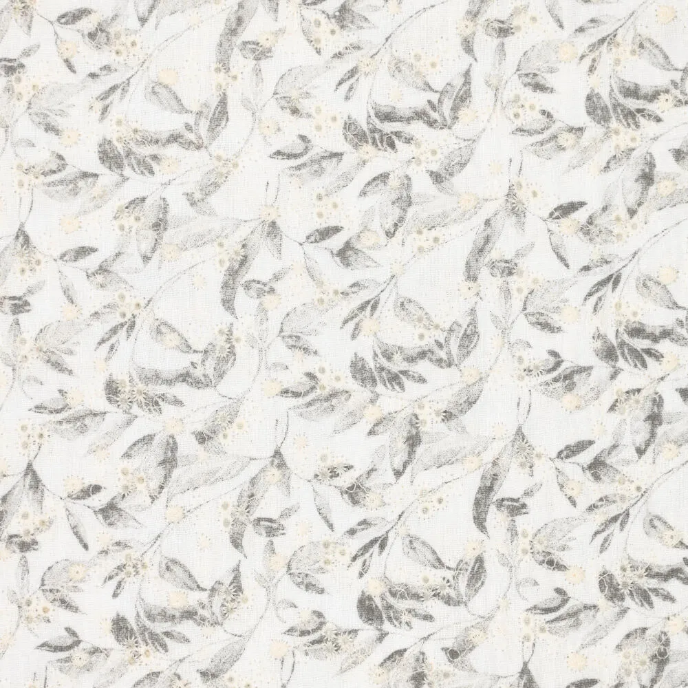 21604 Leafy Bella Mousseline Embroidery 21604 Leafy Bella Mousseline Embroidery