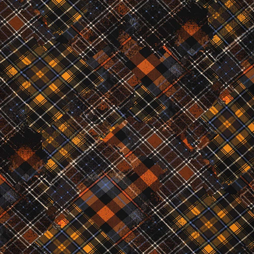 20034 Check Mix Viscose Spandex