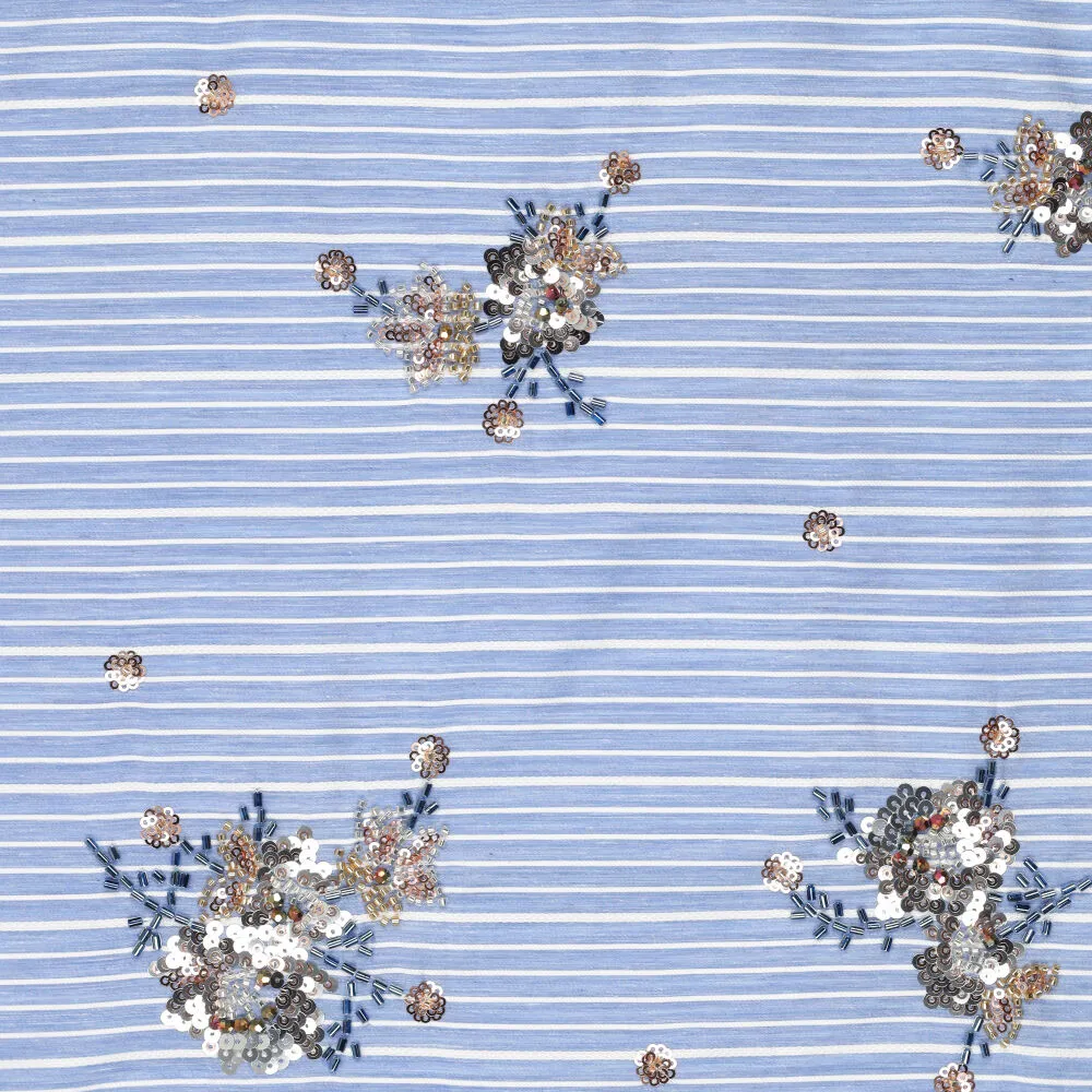 23633 Flora Beaded Stripe 