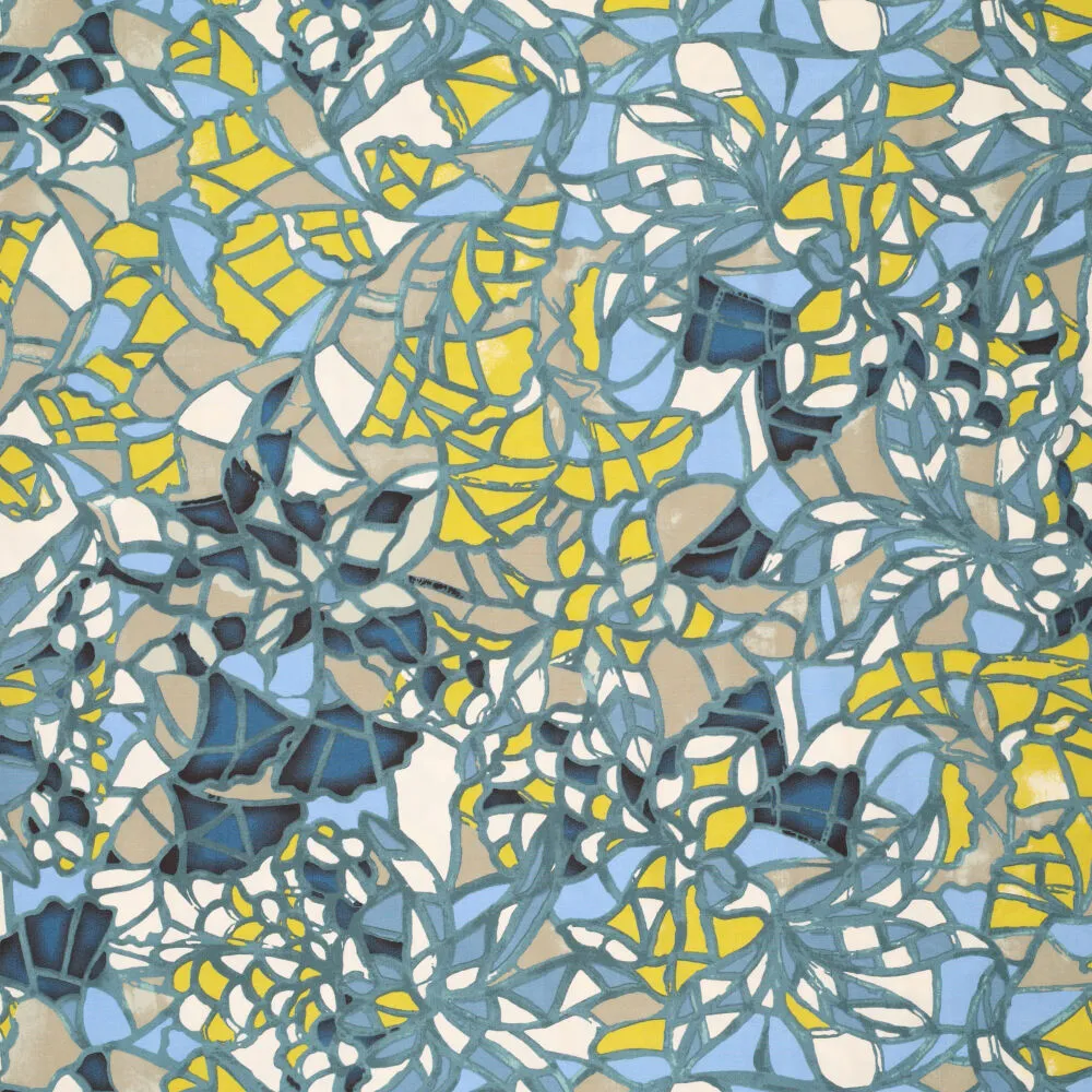 19782 Mosaic Blocks Poplin Stretch
