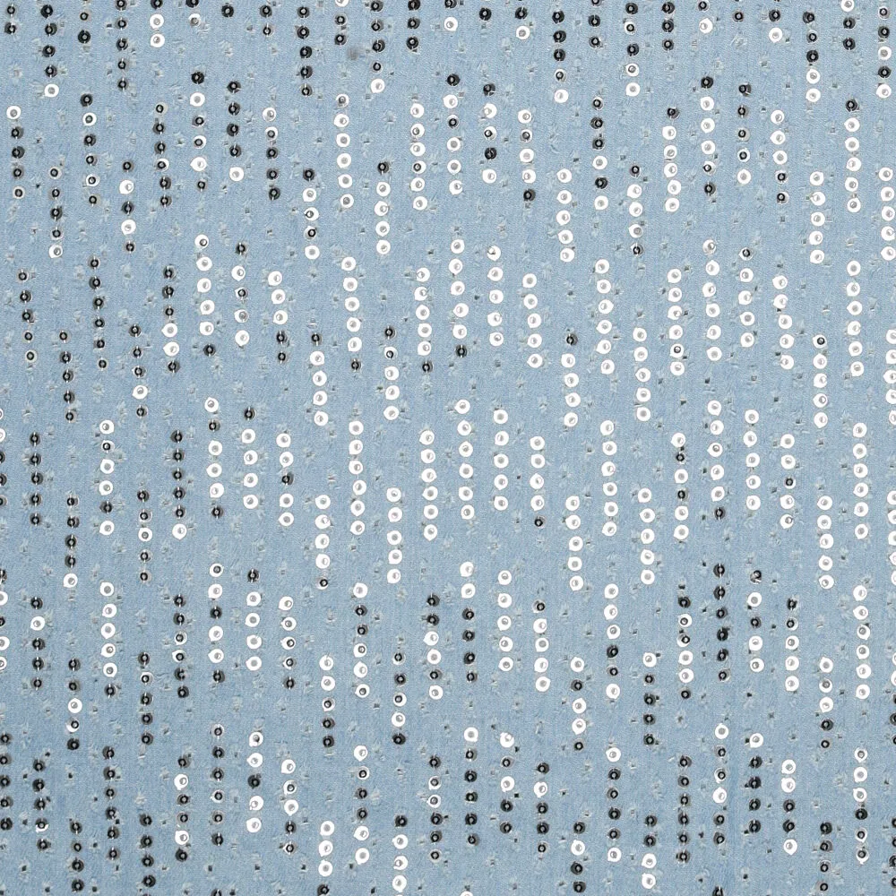 22194 Denim Punchy Sequins
