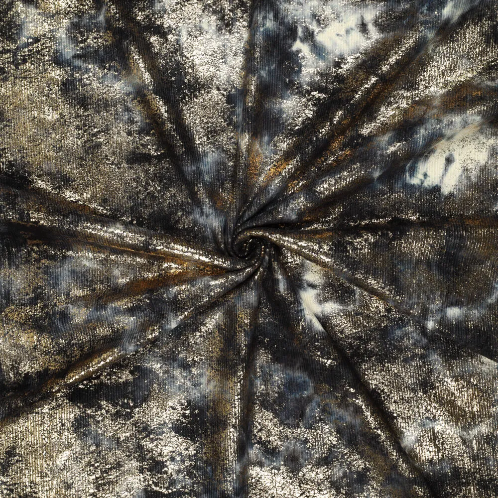 21190 Corduroy Tie-Dye With Foil 21190 Corduroy Tie-Dye With Foil