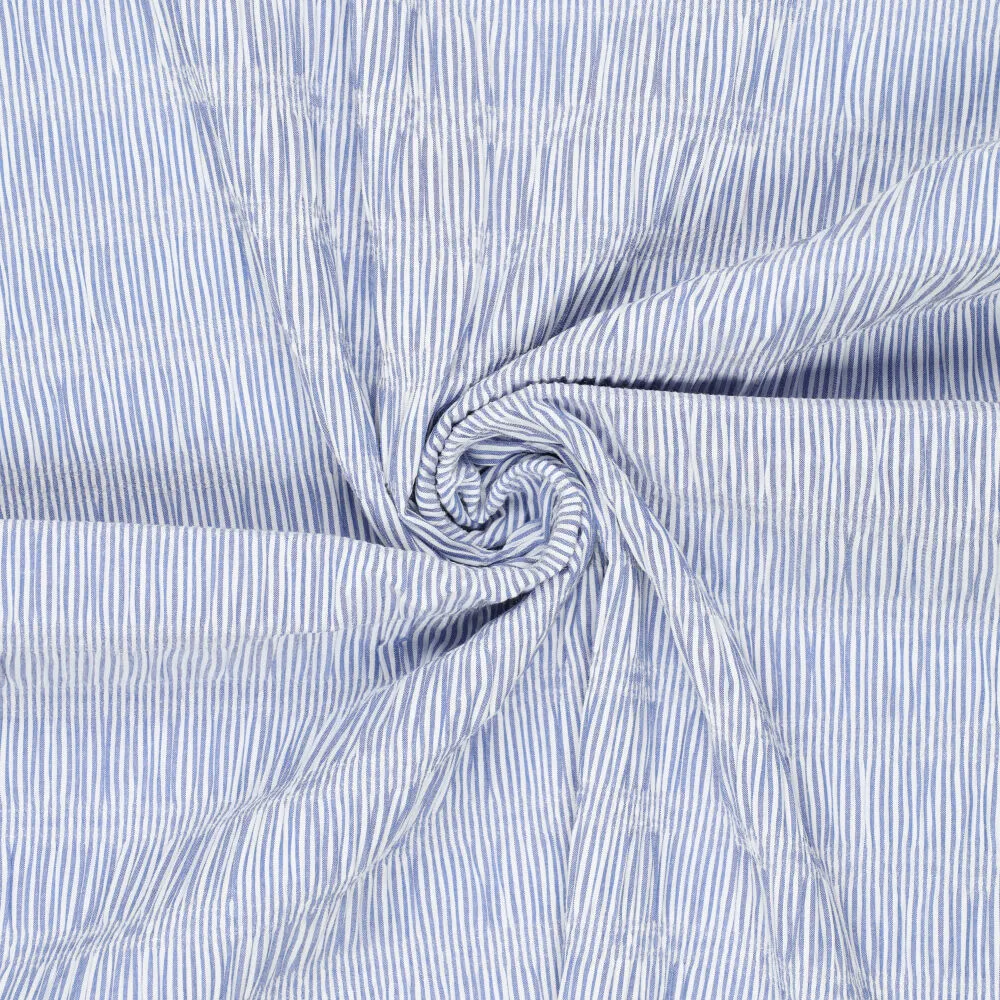 22668 Crinkle Celine Smog Stripe 